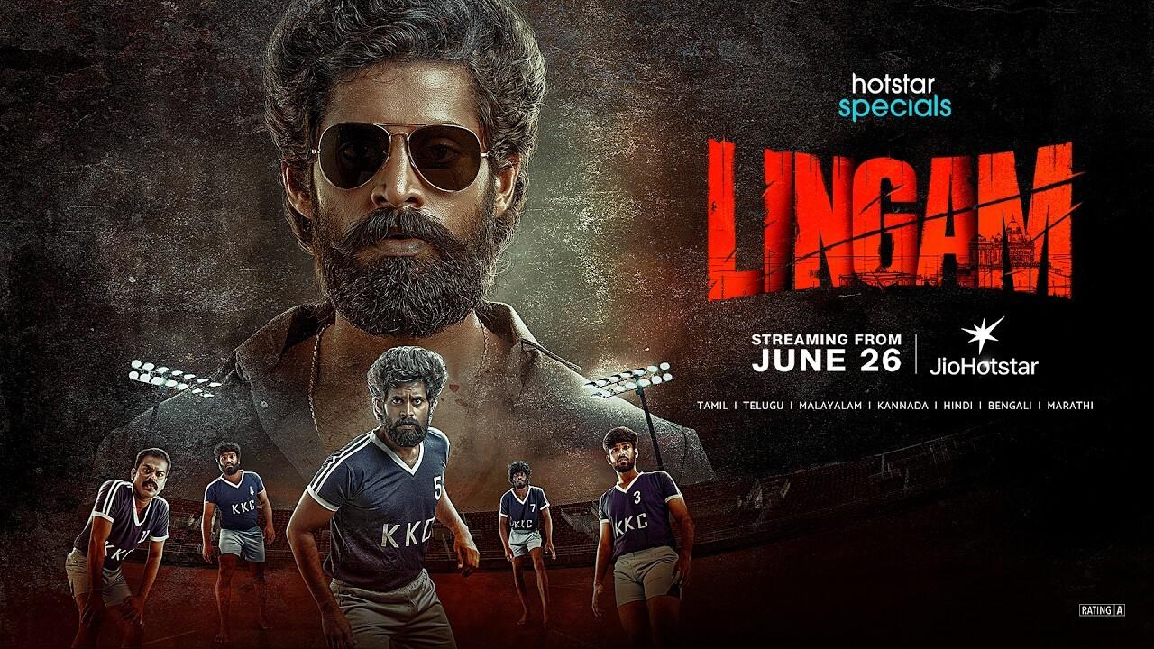 Lingam (June 26, JioHotstar)
Lingam follows Kathir, a talented kabaddi champion whose dream of becoming an officer is interrupted by an unexpected incident on the day of a crucial match.